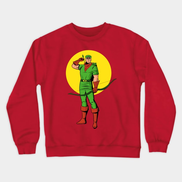 Green Arrow Crewneck Sweatshirt by Jetnder